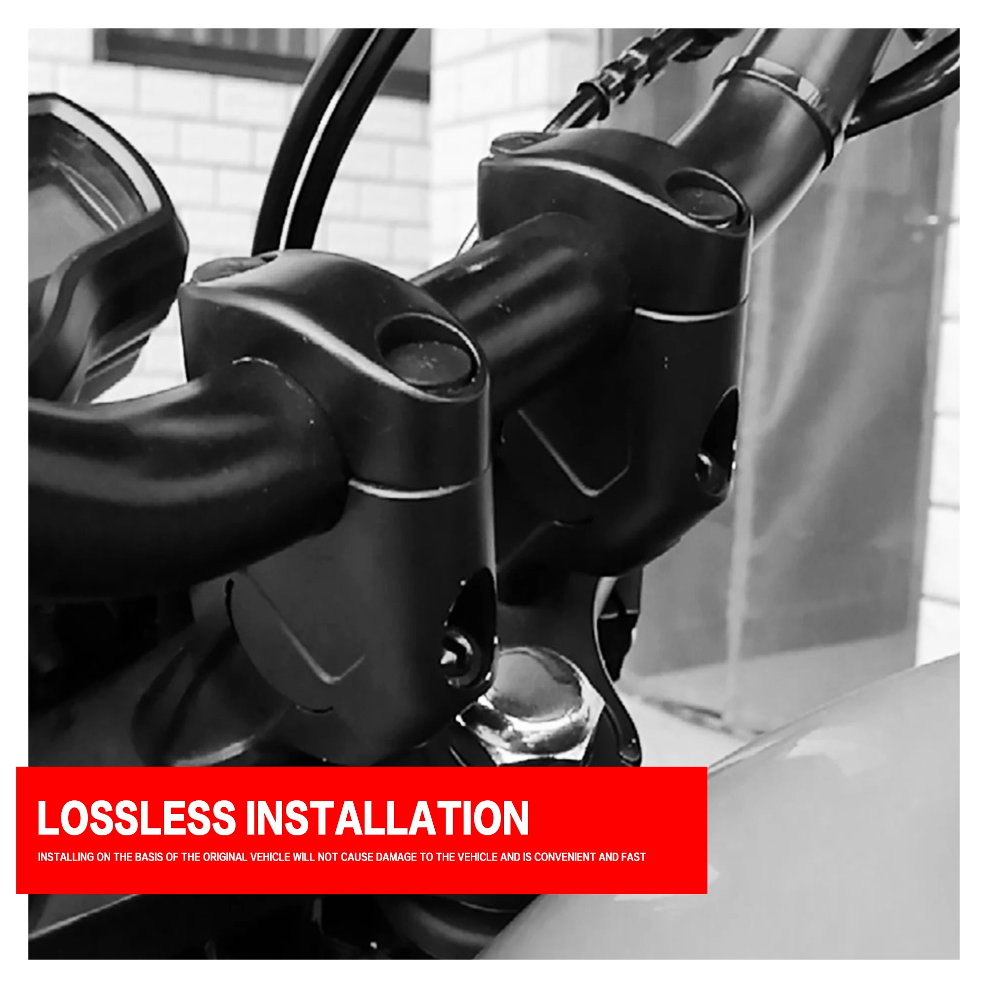 ل HYOSUNG Aquila GV300S GV 300 S 300S دراجة نارية مقود الناهض أوفست المقود الناهض حتى قوس جبل المشبك