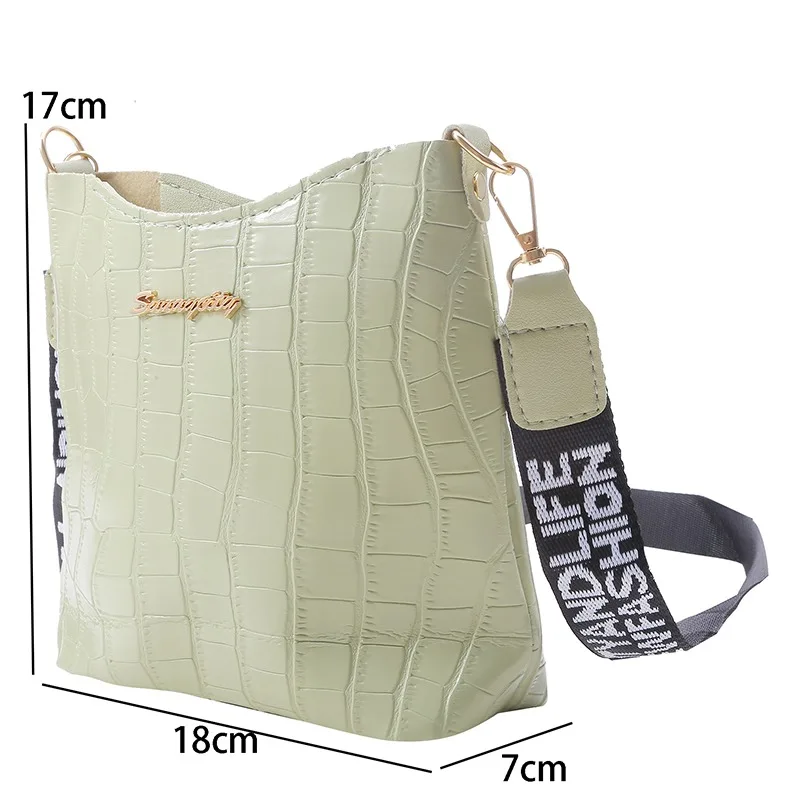 Women Messenger Bags Crocodile Pu Leather Female Crossbody Shoulder Hand bags For Women 2022 High Quality Ladies Handbags