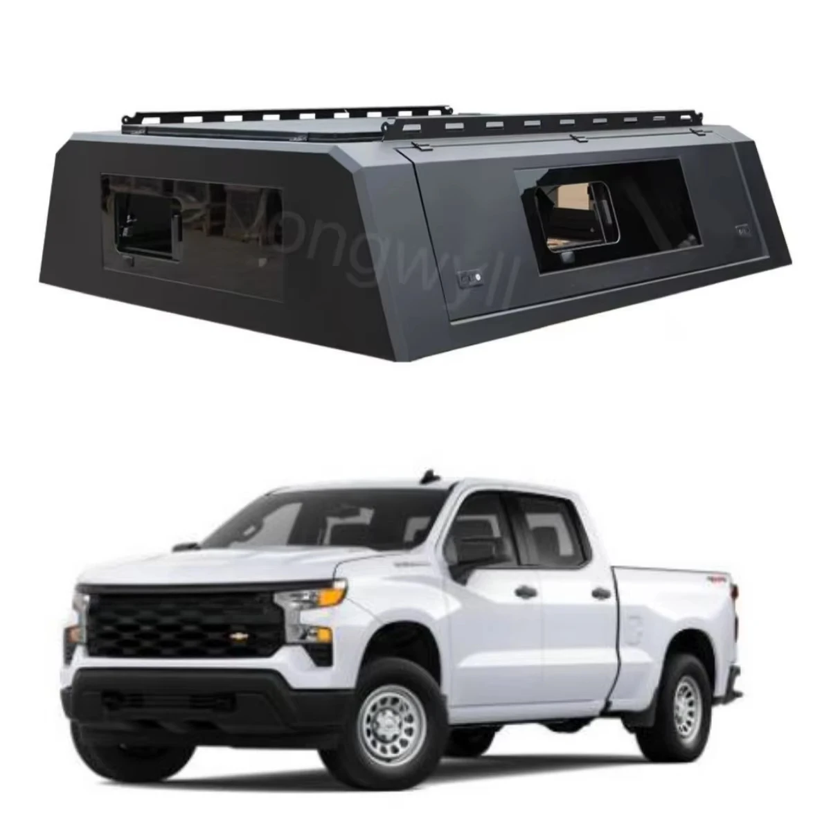 تخصيص سبائك الألومنيوم الصلب شل غطاء تونيو ل سيلفرادو لاند كروزر مقاوم للماء العربة غطاء ذكي قفل مفتاح رياضي #1