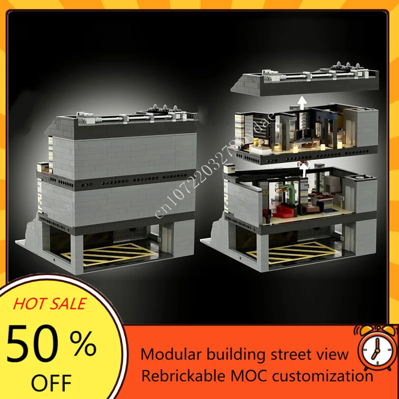 3001 pièces Villa impéria modulaire MOC créatif vue sur la rue modèle personnalisé Puzzles Architecture bricolage éducation assemblage modèle jouet cadeaux