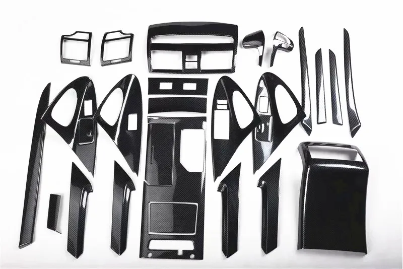 For Toyota Camry 2006 2007 2008 2009 2010 2011 Car Accessories Carbon Fiber Interior Trim Gear Windows Control Panel Stickers