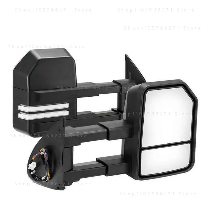 Pair Extendable Side View Towing Mirrors LC79 for 70 79 1984 2023 Off Road Vehicle Mirror Replacement