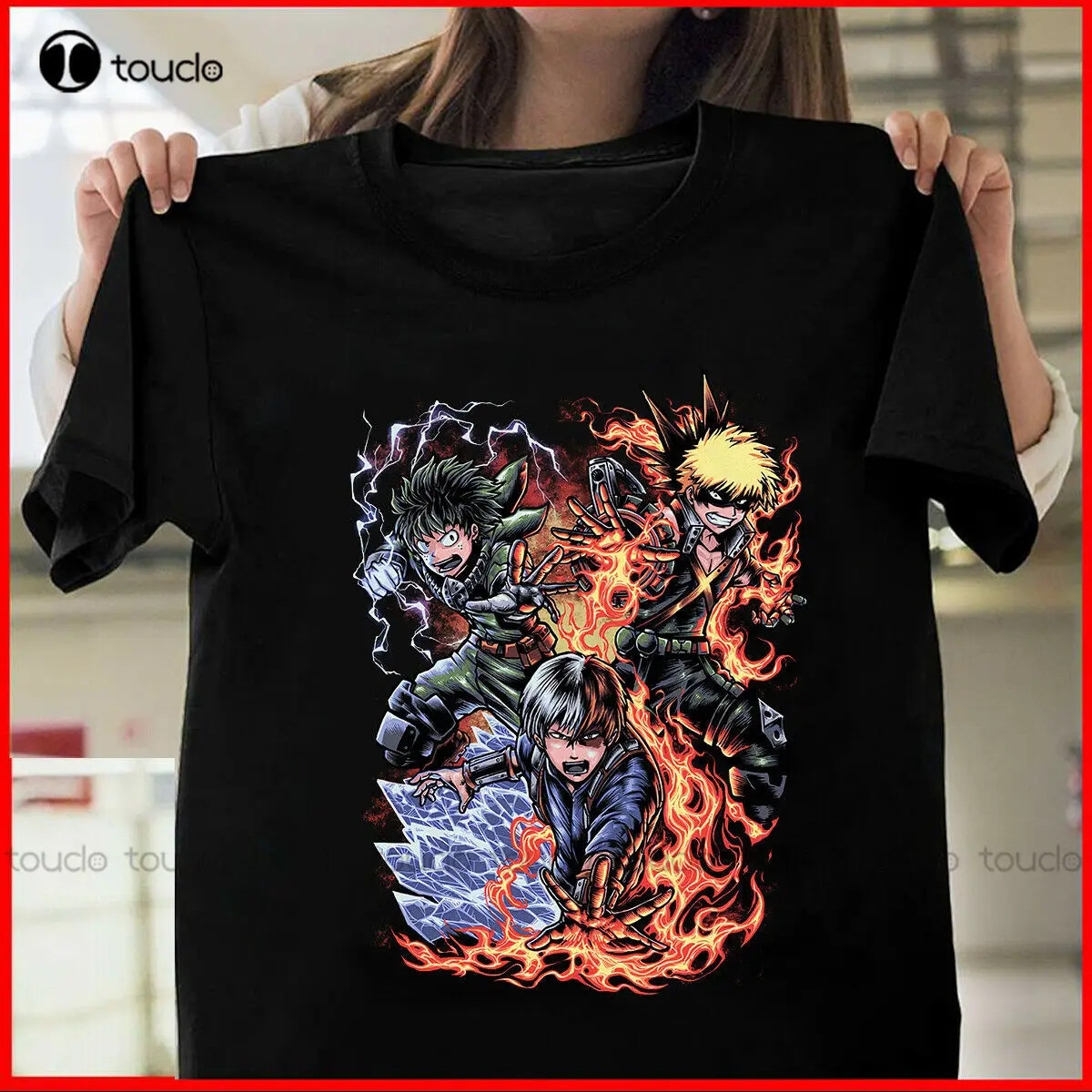 Hot! Midoriya Izuku Bakugo Todoroki My Hero Anime T Shirt Size S_5Xl Tennis Shirts For Men Xs-5Xl Breathable Cotton New Xs-5Xl