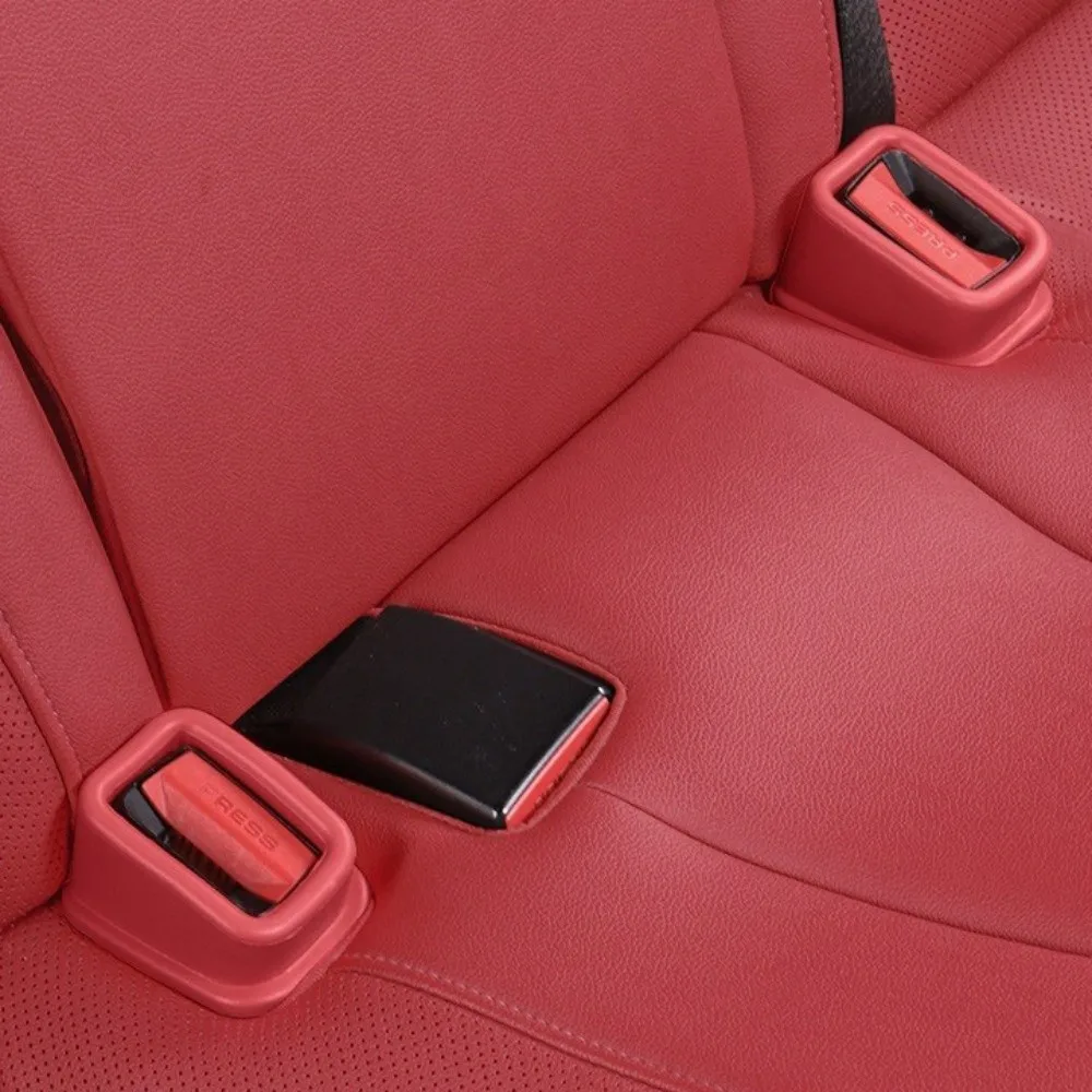 2PCS EVA Seat Belt Buckle Holder Anti-Scratch Full-Wrapped Seat Belt Protection Cover Anti-Slip Seat Belt Slot Fixer