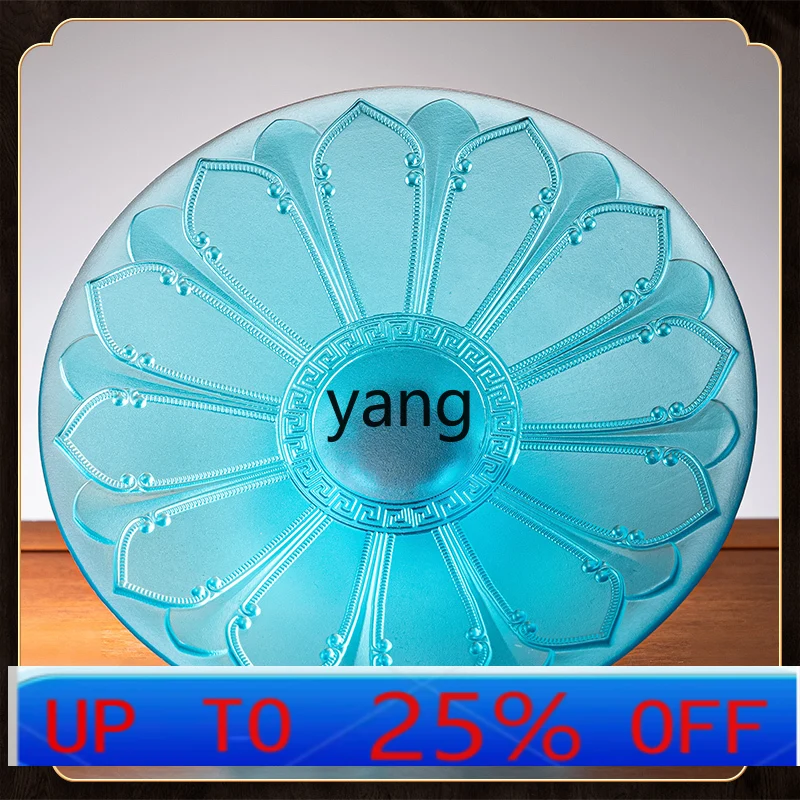 

Фруктовница Lhh для дома, глазурованная, с изображением Будды, тарелка для фруктов с изображением Бодхисаттвы, тарелка для поклонения Гуаньинь