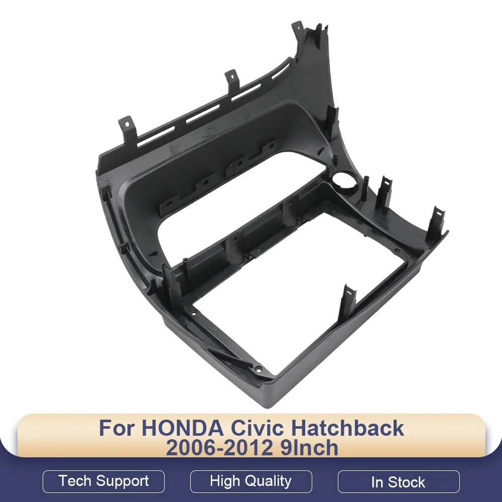 

2DIN Head Unit Dash Panel Installation Frame for HONDA Civic Hatchback 2006-2012 with 9 Inch Android Car Radio Fascias Stereo Pl