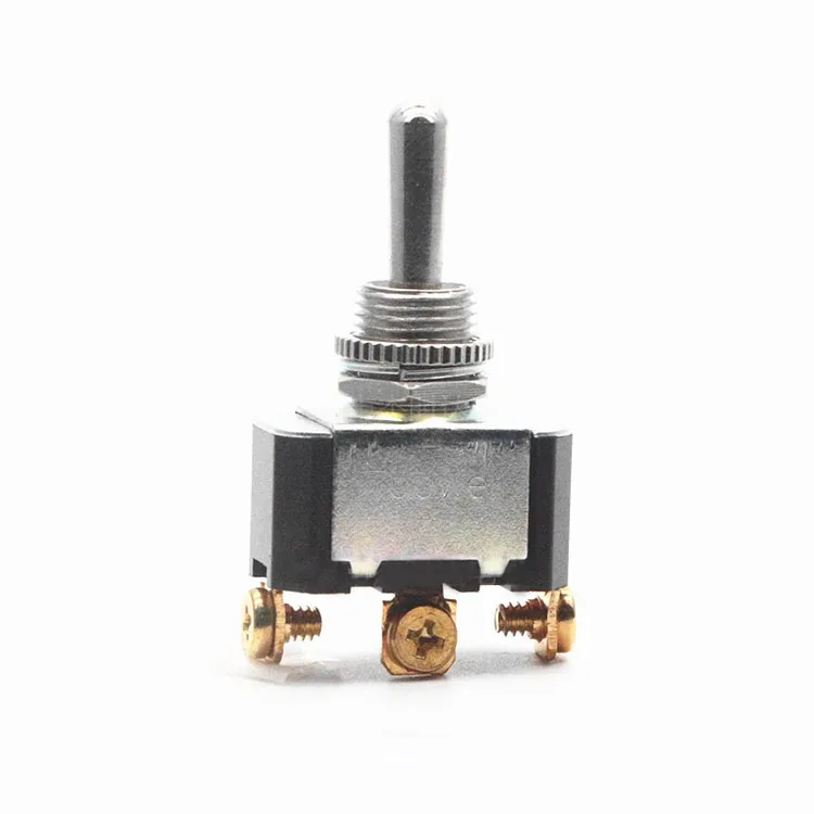 toggle switch T6015W three-pin three-gear double reset (ON)-OFF-(ON) High-quality switch accessories 15A250V