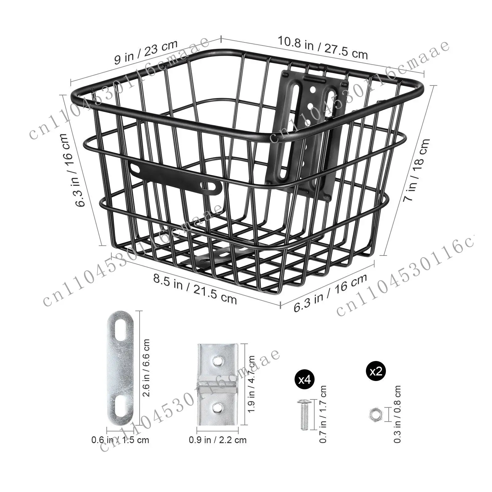 NEW Bicycle Basket Front Handlebar Storage Basket Wire Bicycle Storage Storage Box Riding Accessories