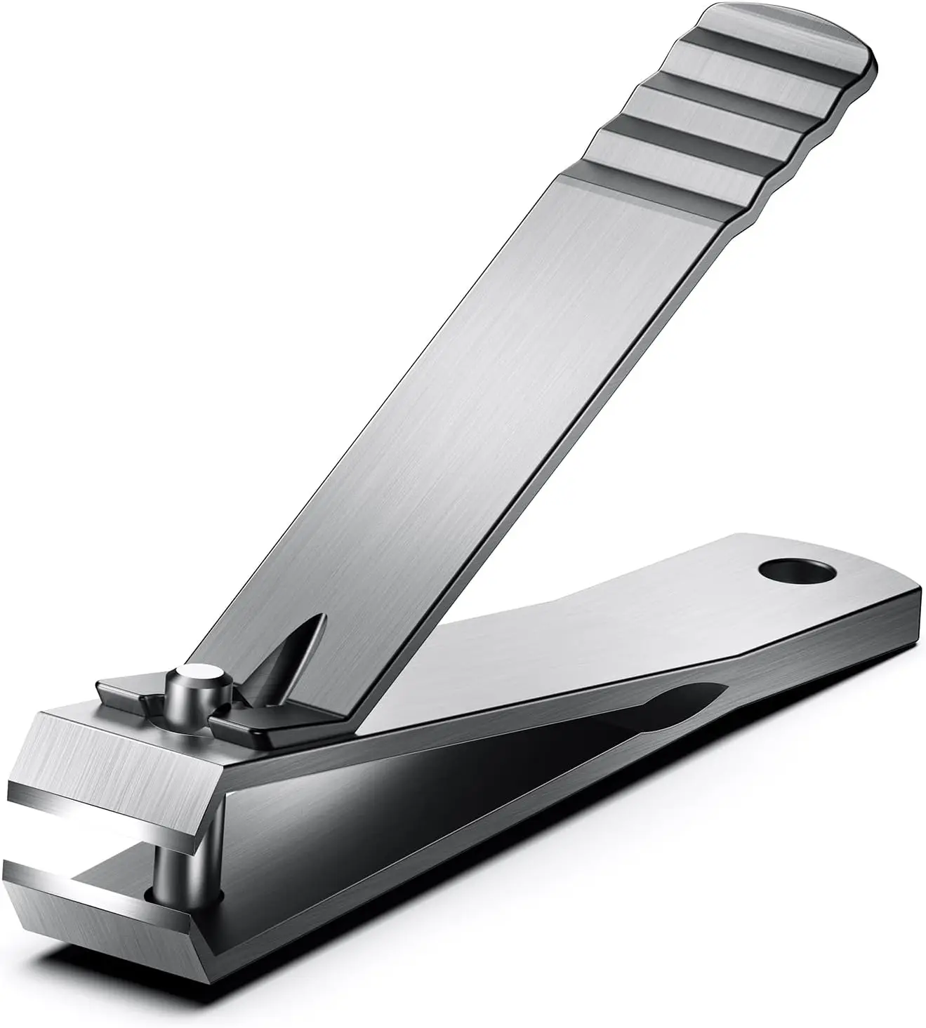 

Профессиональные кусачки для ногтей из нержавеющей стали для толстых ногтей на ногах, с широкими лезвиями, для пожилых людей, мужчин и женщин - серебристые