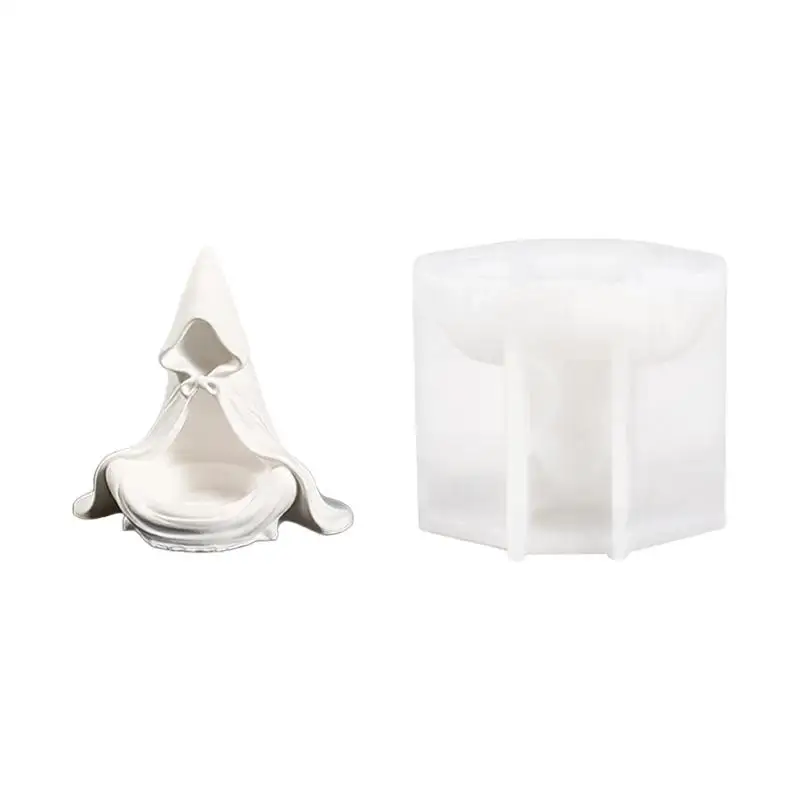 A52E Handmade Halloween Holder Silicone Mold for Craft Projects, Seasonal Form for Home Display Styling and Crafts