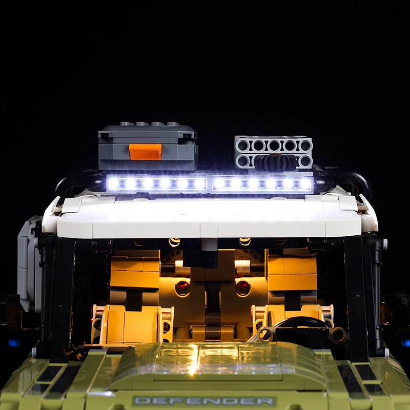 LED Light Kit for LEGO Land Rover Defender 42110 Building Blocks Bricks view 4