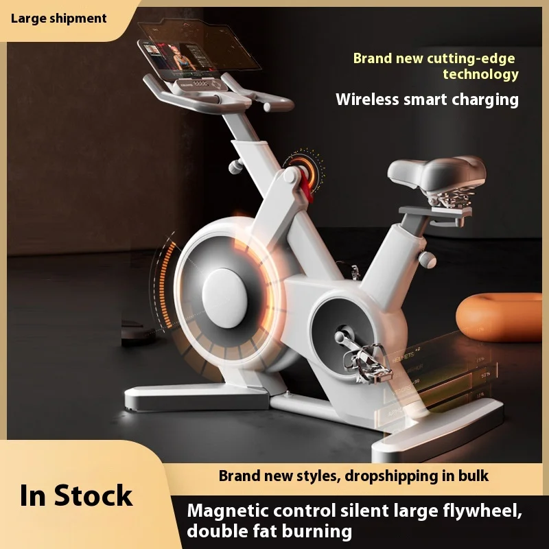 Commercial Indoor Gym Fitness Equipment Steel Material Smart for Spinning Bike with Magnetic-Control Manufactured Exercise Bike