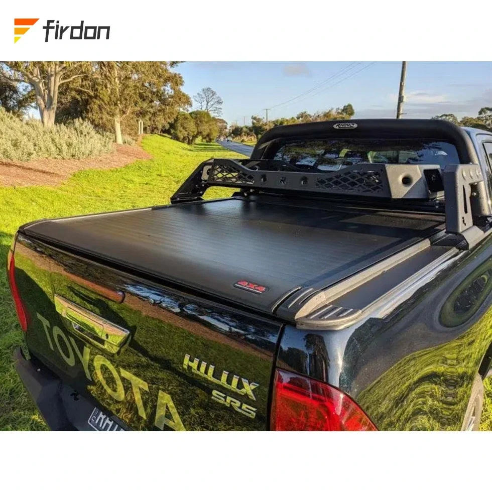 

Wholesale Waterproof Hard Aluminum Retractable Pickup Tonneau Bed Cover Manual Roller Lid For TOYOTA HILUX REVO 4Doors 2015-2021