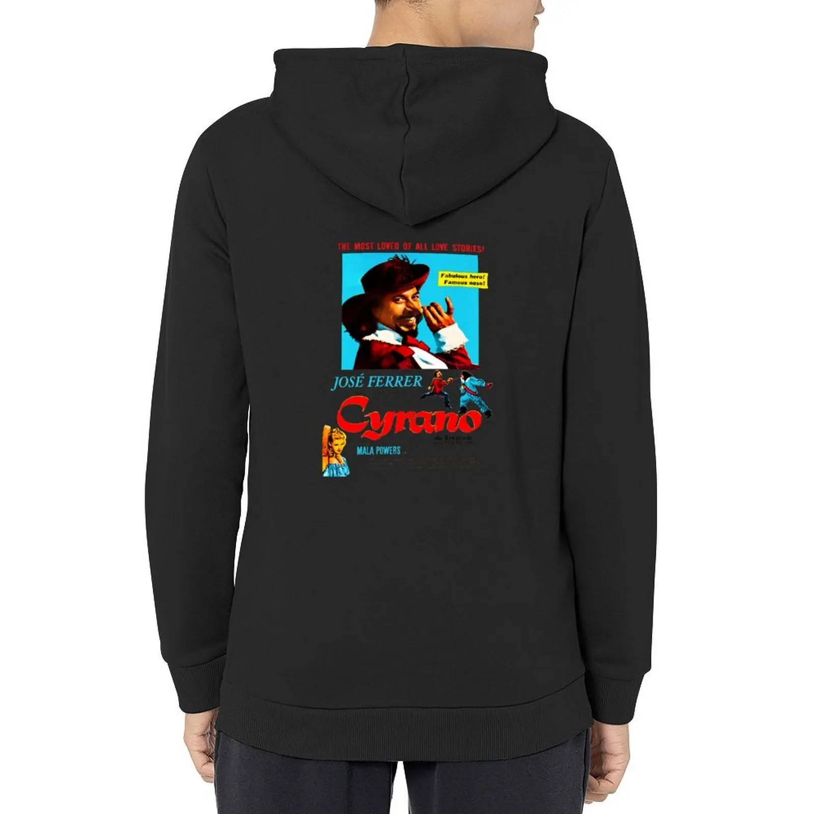 

Cyrano de Bergerac Movie Poster 1950 Hoodie winter clothes hooded shirt anime clothing autumn jacket men hoodie