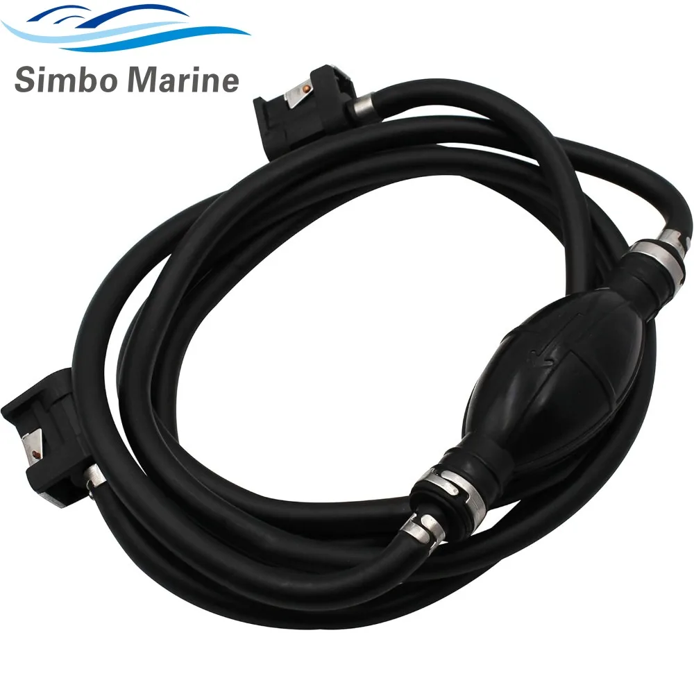 Fuel Line Hose Bulb Connector Kit 5/16" 6mm Fits For Yamaha 2&4 Stroke 24 40 90 200 HP Outboard Engine 6Y1-24306-55 6Y1-24306-00 image 3