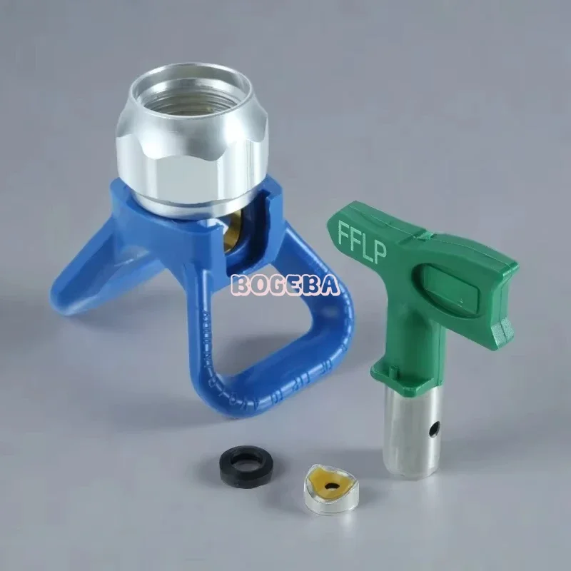 LP Set Airless Tips Nozzle 1-5 Series suit Low Pressure With 7/8 Nozzle Guard For Wagner Airless Paint Spray Sprayer Gun tools