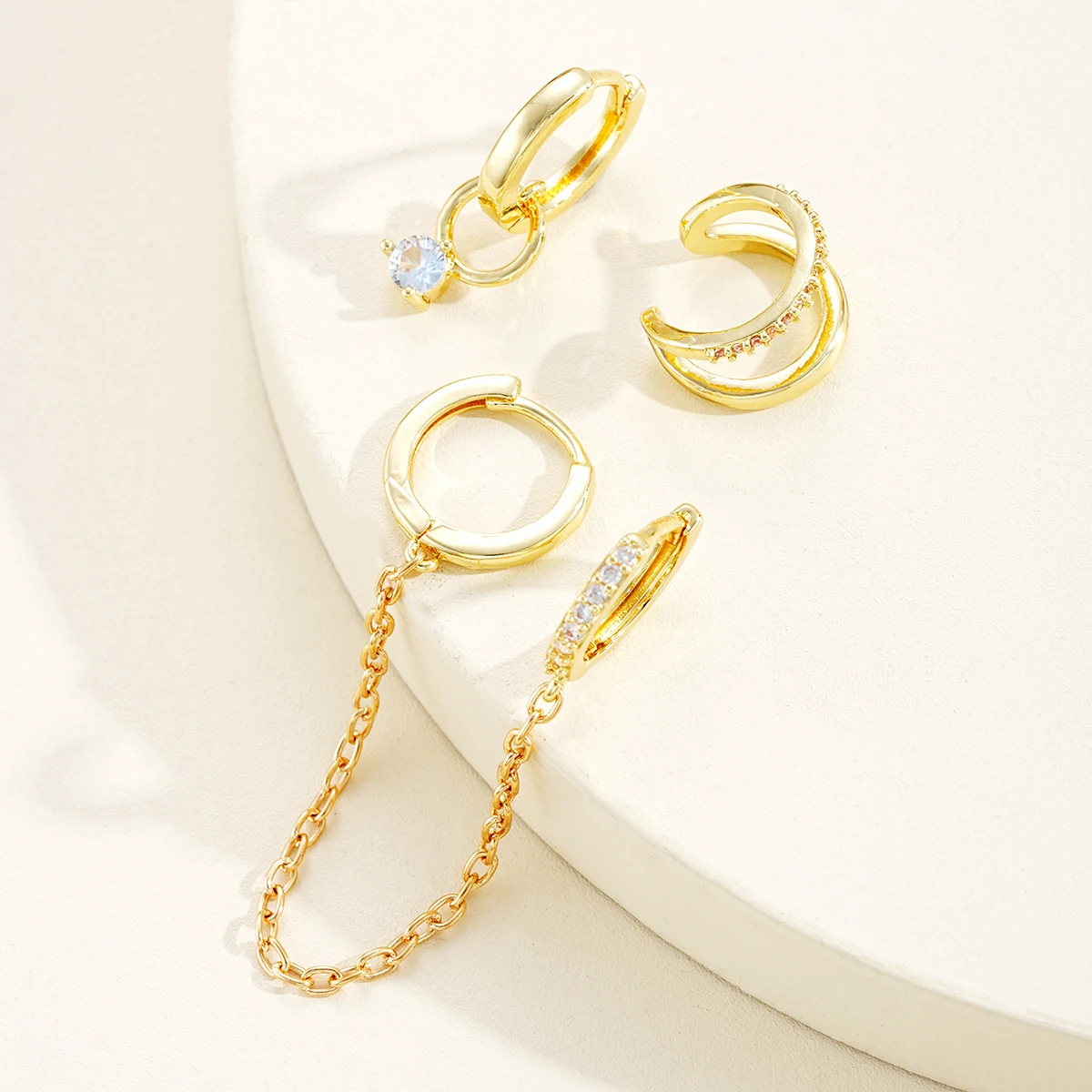 3Pcs Exquisite Zirc… - image