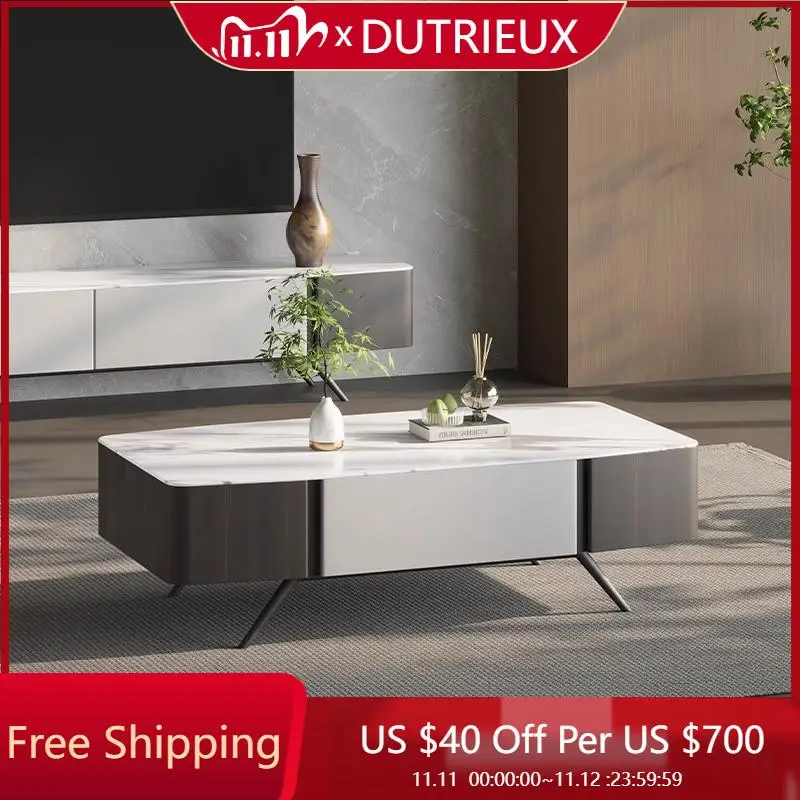 

Simple Clear Coffee Table Standing Drawers Modern Living Room Coffee Table Wood Bedroom Mesas Bajas Entrance Hall Furniture