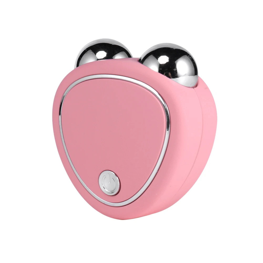 

EMS-массажер для лифтинга и подтяжки кожи лица с RF-микротоками (розовый)