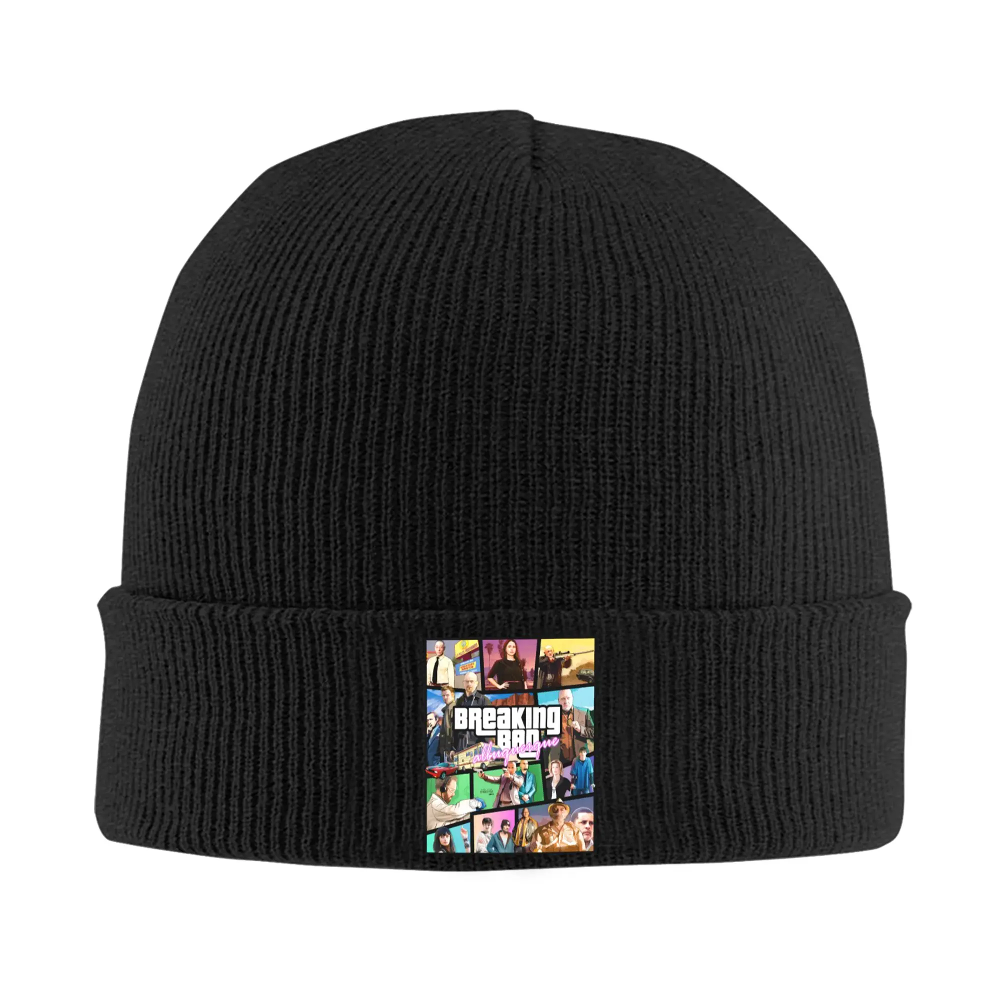 هايزنبرغ كسر سيئة Skullies Beanies قبعات الرجال النساء للجنسين الاتجاه شتاء دافئ متماسكة قبعة الكبار بونيه القبعات