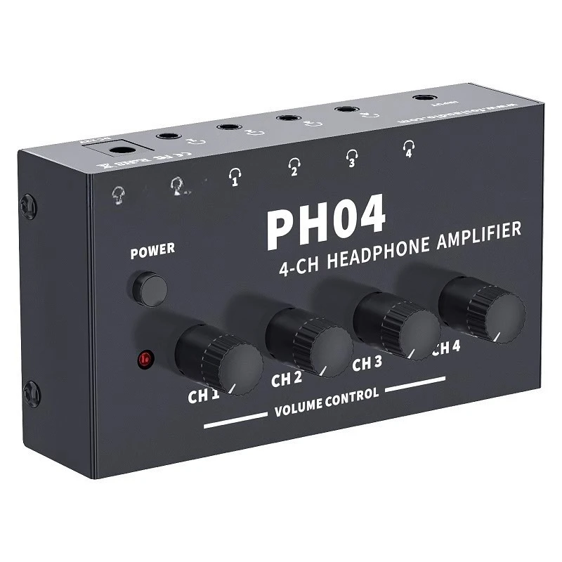 

PH04 Headphone Amplifier 4-Channel Stereo Amplifier Portable Headphones