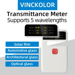 Portable Transmittance Tester CT-25,UV,VL,IR Transmission Meter,365nm/530nm/1400nm,For Solar Film,Optical Glasses,Car Window