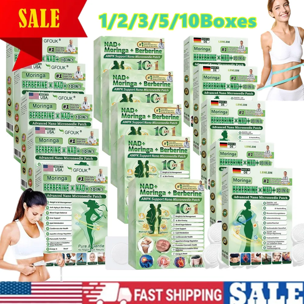1/2/3/5/10Boxes Nano Microneedle Firming Patch - Mild Natural Patches Moisturizing Firming Skin for Women & Men Nano Daily Body