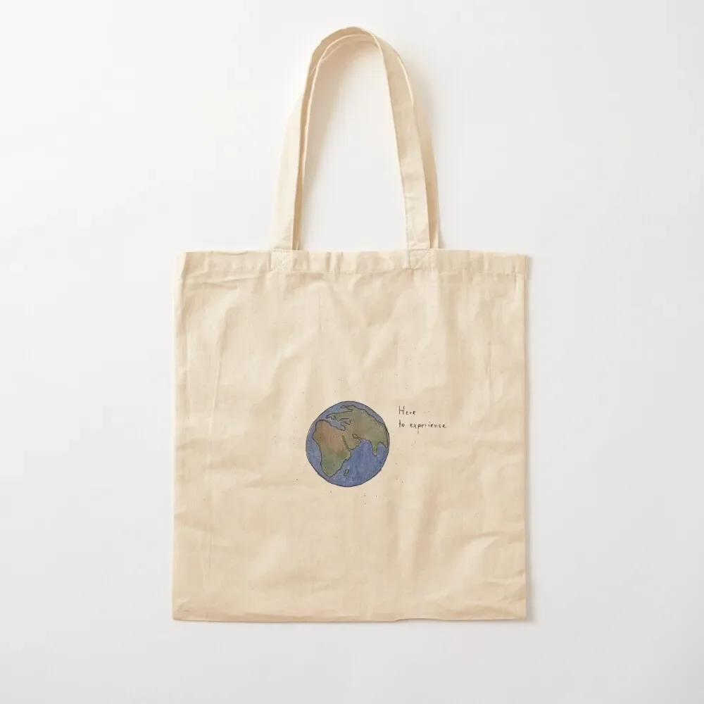 Here to experience Earth Sticker Tote Bag shopping bags foldable custom fabric bag cute pouch bag free delivery bags