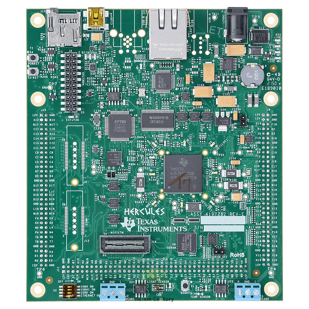 FOR TI TMDX570LC43HDK TMS570LC4357 Hercules MCU Development Board with USB XDS100v2 JTAG Emulator 4MB Flash 8MB SDRAM Genuine