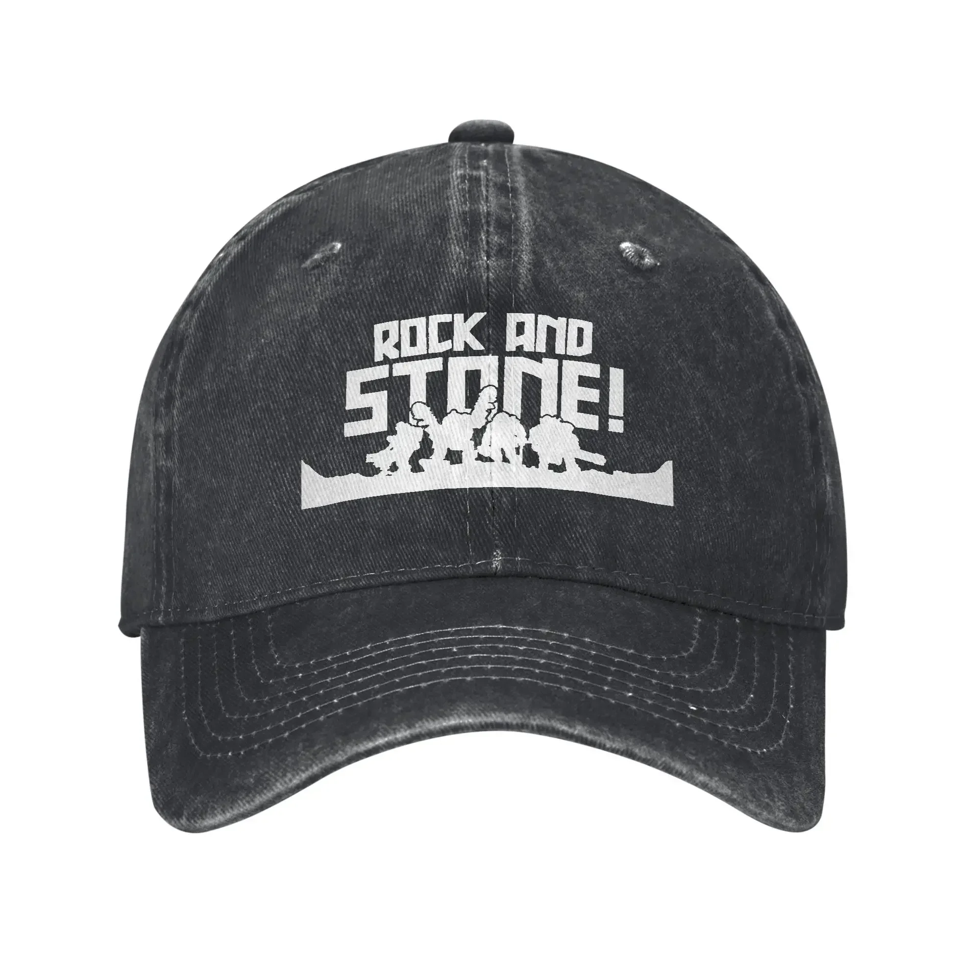 2026 Deep Rock Galactic Rock And Stone Baseball Cap Classic Distressed Denim Game Snapback Cap Unisex Outdoor Adjustable Caps Ha