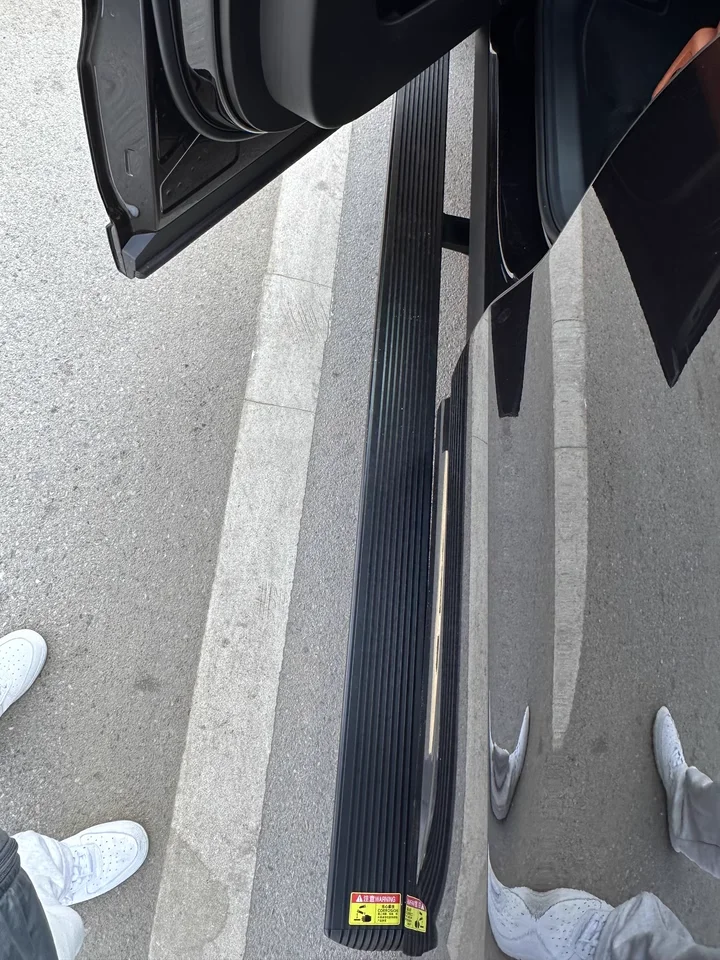 لوحة جري سوداء قابلة للنشر تناسب LDV Mifa 9 2022-2026 خطوة جانبية كهربائية #2