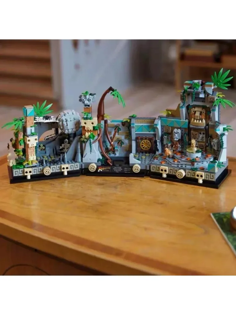 2026 NEW In stock Indiana Jones Temple of the Classic Building Block Kit Children Educational Toy Birthday Gifts image 3