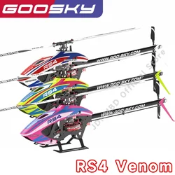 NEW GooSky RS4 6CH 3D Direct Drive Brushless Motor 400 Class Flybarless RC Helicopter For Venom Kit Version