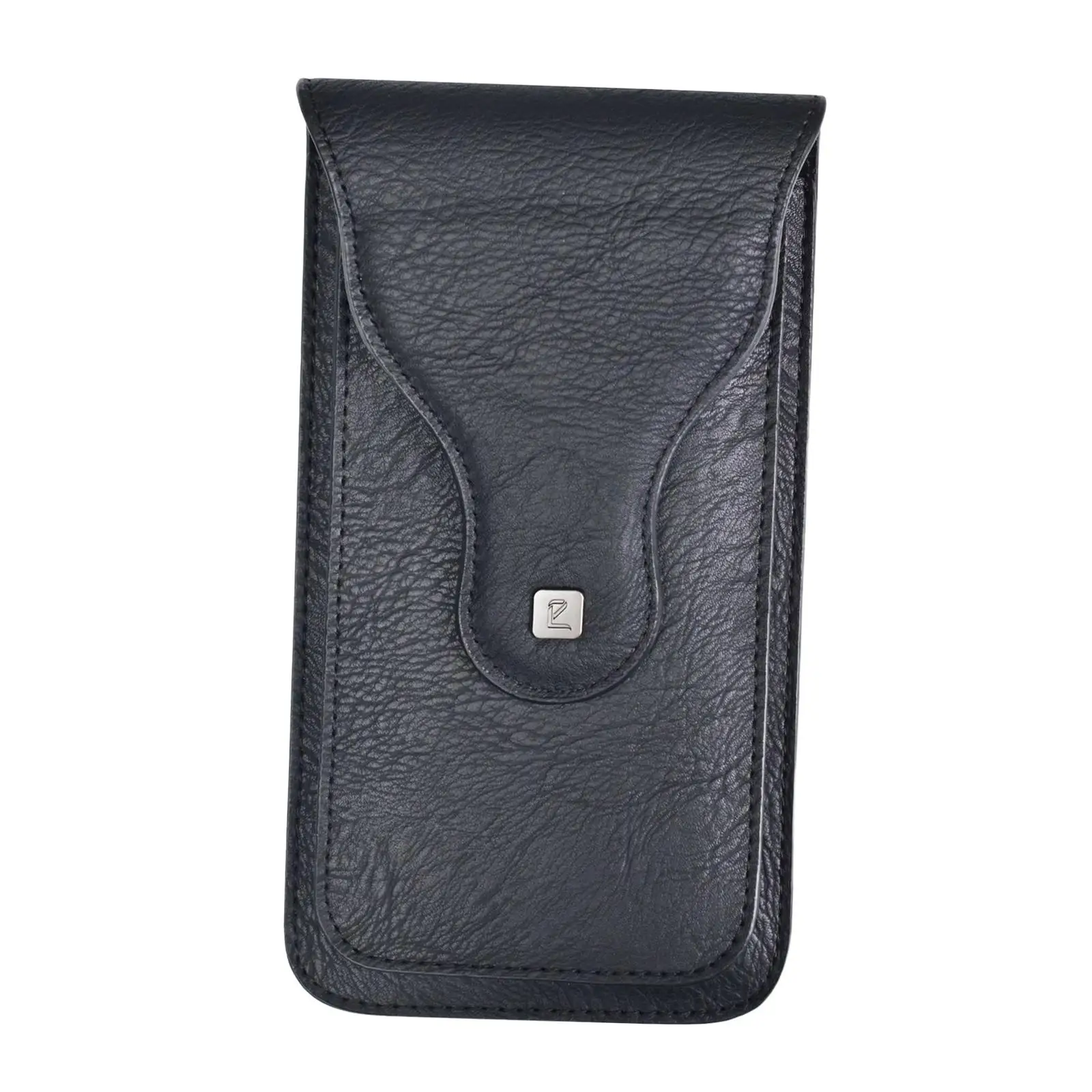 Bolsa de Cintura em Couro PU para Celular, Capa Carteira, Estojo de Bolso, Bolsa de Mão