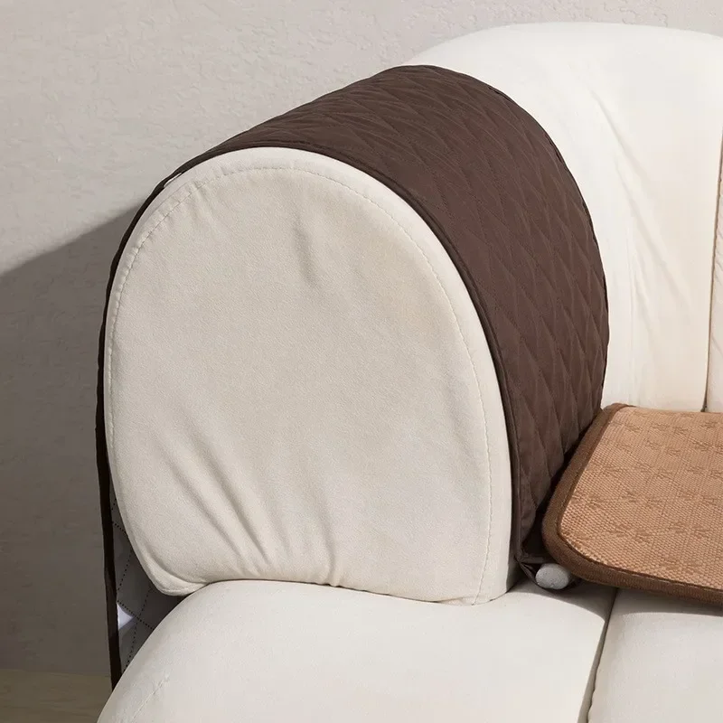 Sofa Armrest Organizer with 5 Pockets and Cup Holder Tray Couch Armchair Hanging Storage Bag for Cellphone TV Remote Control