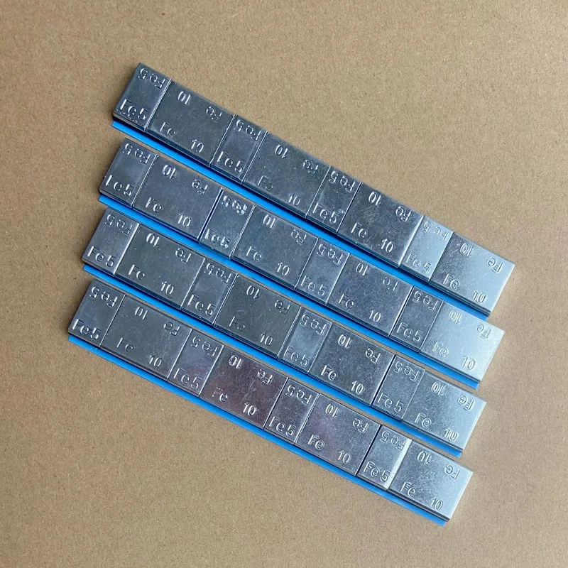 Top Quality 5g+10g Fe Car Adhesive Wheel Balance Weight Galvanized With Blue Tape Hub Balancer Weights