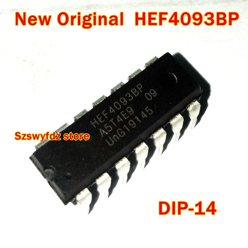 

5pcs to 100pcs New Original HEF4093BP DIP-14 Quadruple 2-input NAND Schmitt trigger