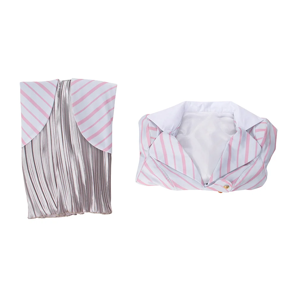 Glinda 코스프레 의상 판타지아 코트 스커트 여성용 풀 세트 할로윈 카니발 파티 의상