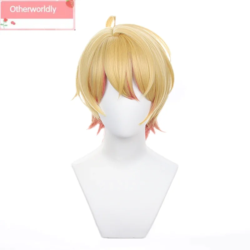 Akuamarinn Hoshinoo Cosplay Wig Anime Cosplay Wig Short Hair Halloween Cosplay Wigs