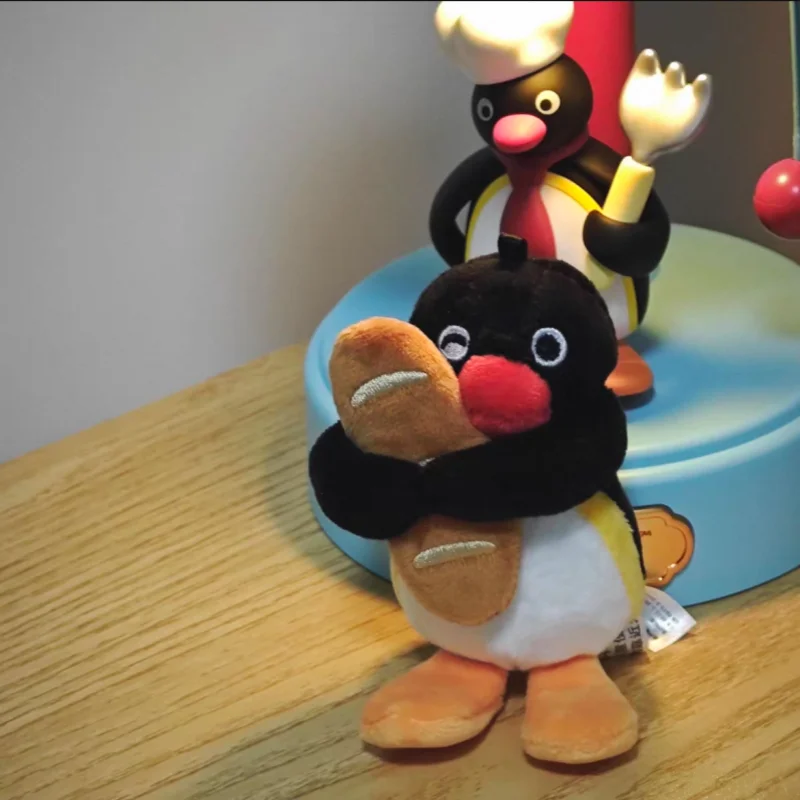 

Kawaii Pingu плюшевая подвеска, серия кукол-пингвин и аксессуары, подарочная упаковка, милый плюшевый орнамент с пингвином, коллекция, милая сумка, игрушка