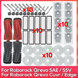 Fit For ( Roborock Qrevo C / Qrevo 5AE, S5V, Curv, CurvC, Curv S5X 5A1 5XC / EdgeC, Edge S5A 5V1 ) Part Brush Filter Mop Bag