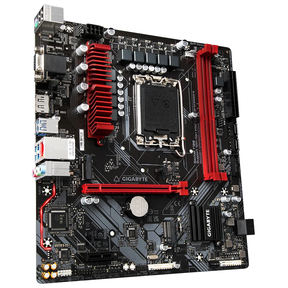 GIGABYTE B660M เกม DDR4 Intel ®   B660 DDR4 PCI-E 4.0 5333(O.C.) MHz 64G รองรับซ็อกเก็ต 12 Gen LGA 1700