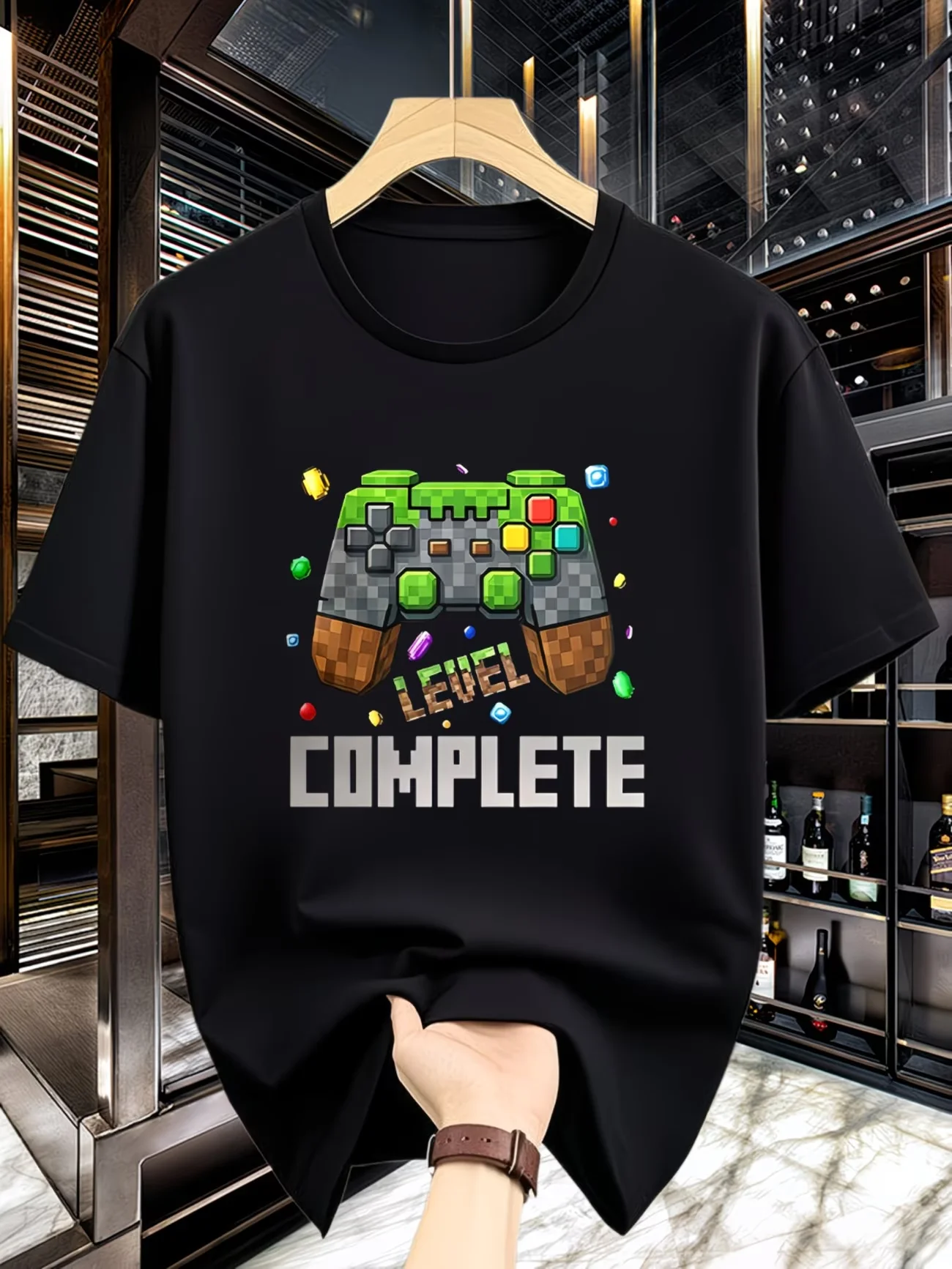 Gaming Console Icon - Футболка с дизайном игровой консоли Pixel:
