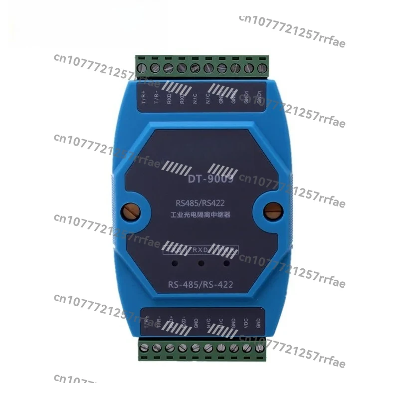 Industrial 10-pin terminal connector RS485/RS422 photoelectric isolation repeater