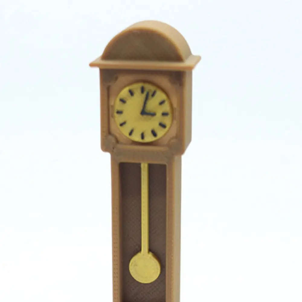 PLAドールハウスフロアクロックドールハウス家具ヴィンテージデコレーションスタンディングクロックモデルミニミニチュアフロアクロック