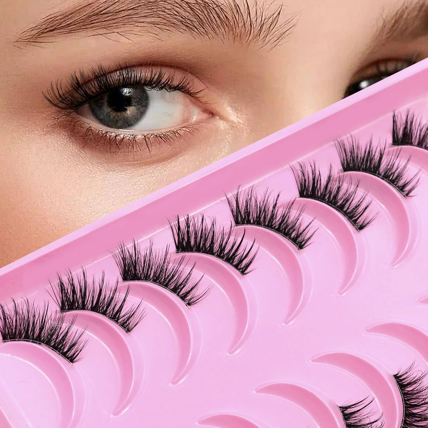 ヴェルトライネ キャットアイ ラッシュ ハーフラッシュ ソフト ナチュラル フェイクミンク つけまつげ ナチュラルルック ウィスピー ウィングエンド エロンゲイテッド フェイクラッシュ メイクアップ