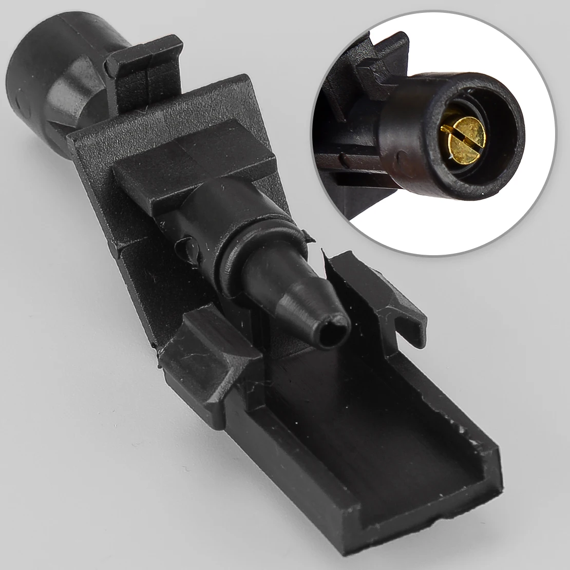 

76810TA0A01 Car Front Windshield Wiper Washer Nozzle Water Spray Jet Fit For Honda CRV Accord Black