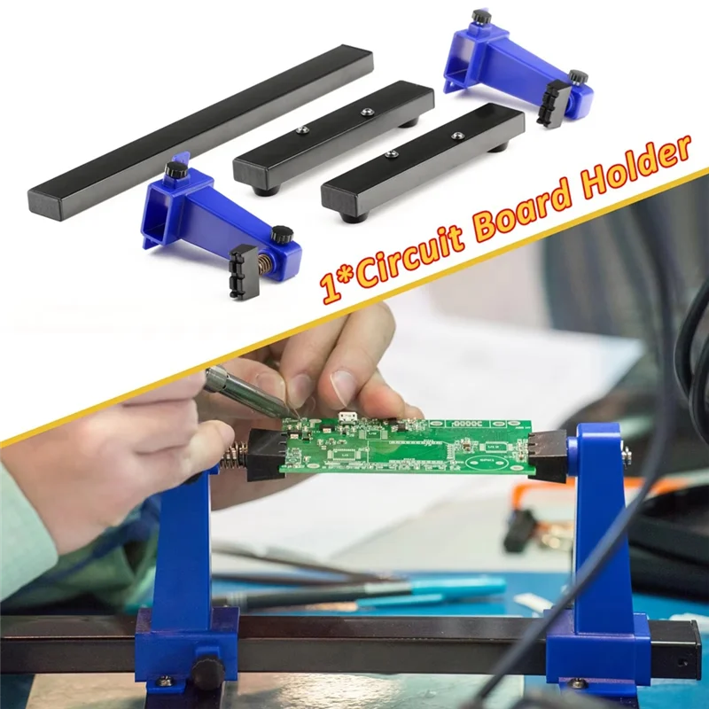 

ABDJ-Electronic Maintenance Fixture Adjustable PCB Board Holder Tool 360° Rotation Soldering Stand Clamp Printed Circuit Board