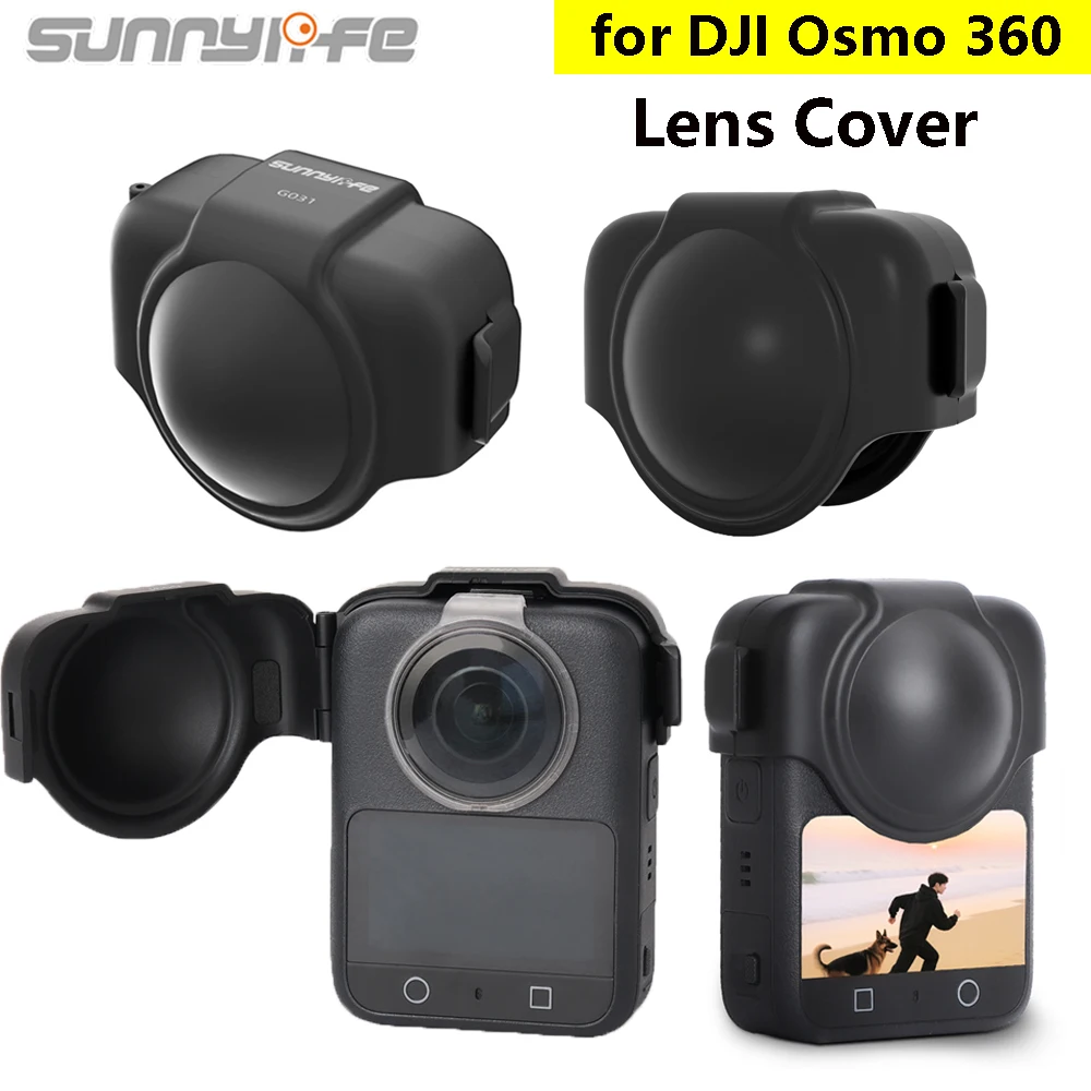 

Sunnylife Lens Cap for DJI OSMO 360 Protector Cover Accessories Camera Anti-dust Anti-scratch Plastic Lens Cover Protective Case