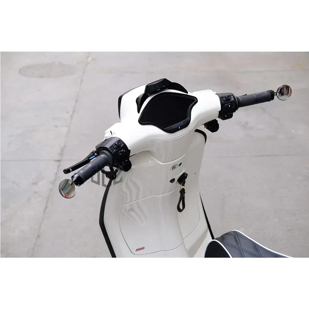 Motorcycle Rearview Round Handlebar Bar End Rear View Side Mirrors For VESPA Sprint50/150  Prima50/150 GTS150 /250/300 2013-2024